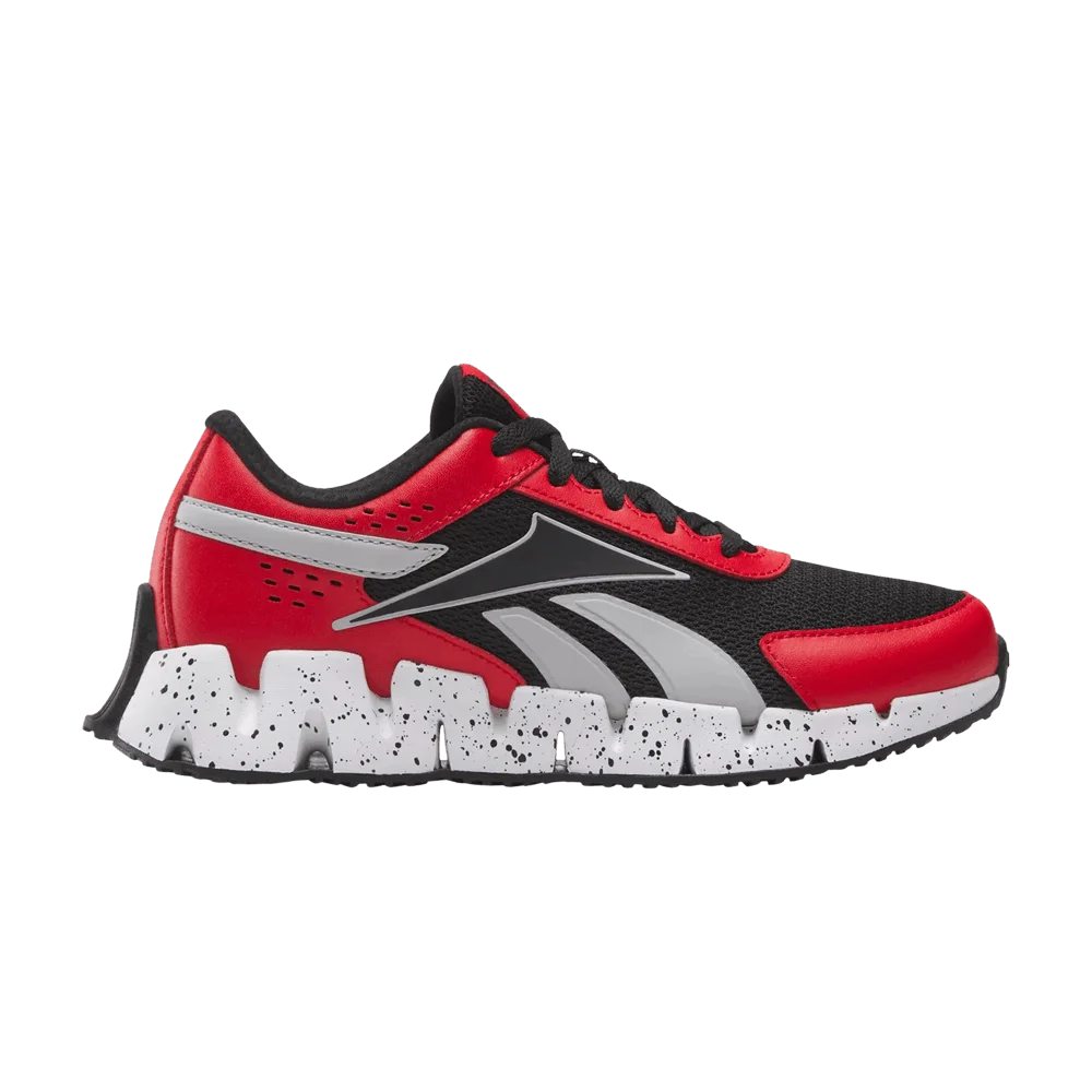 Кроссовки Justin Fields x Reebok Zig Dynamica 2 Big Kid 'Vector Red Black'