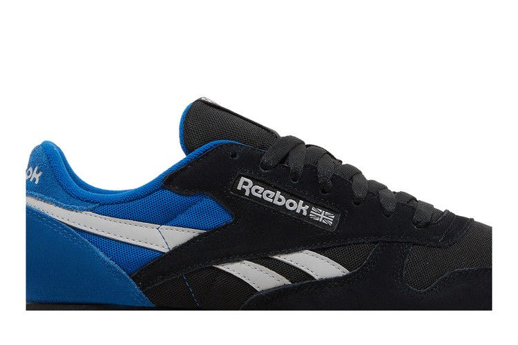 Кроссовки Reebok Classic Leather 'Black Vector Blue'