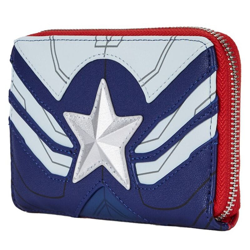 Кошелёк Falcon Captain America Cosplay Zip Around Wallet