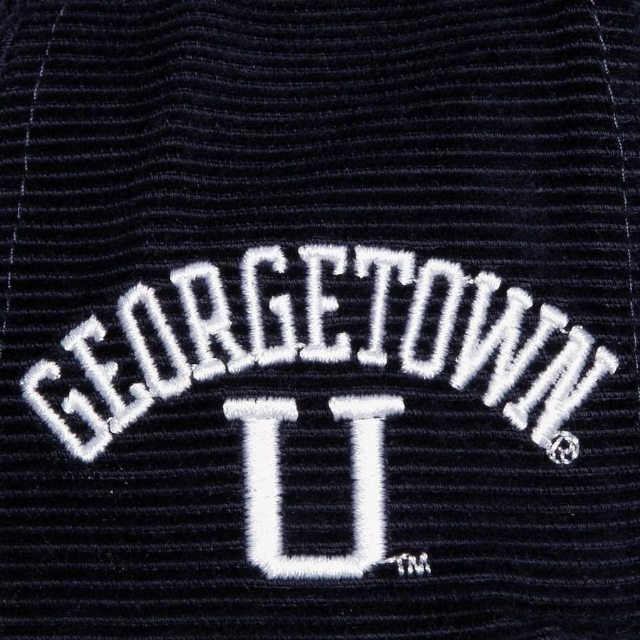 Бейсболка Mitchell & Ness Navy Georgetown Hoyas All Directions Corduroy Snapback Hat