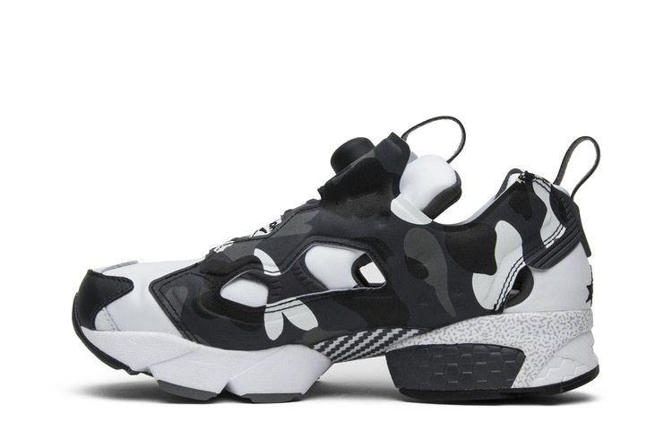 Кроссовки Reebok A Bathing Ape x Mita x InstaPump Fury 'White Black Camo'