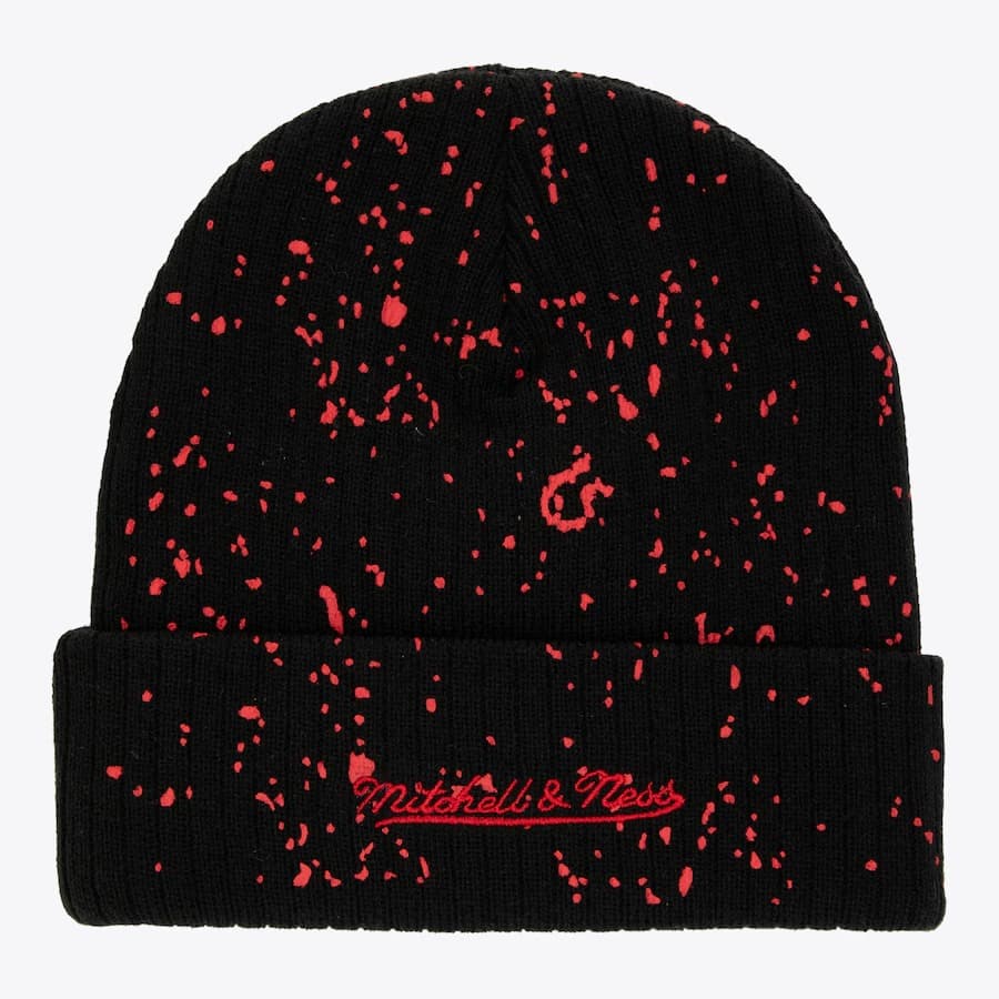 Шапка Mitchell & Ness Black New York Rangers Nep Vintage Cuffed Knit Hat
