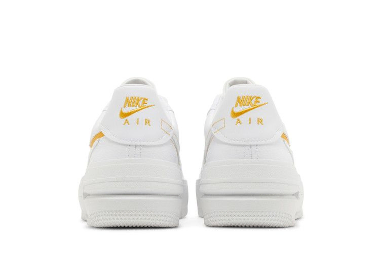 Кроссовки Nike Wmns Air Force 1 PLT.AF.ORM 'White Yellow Ochre'