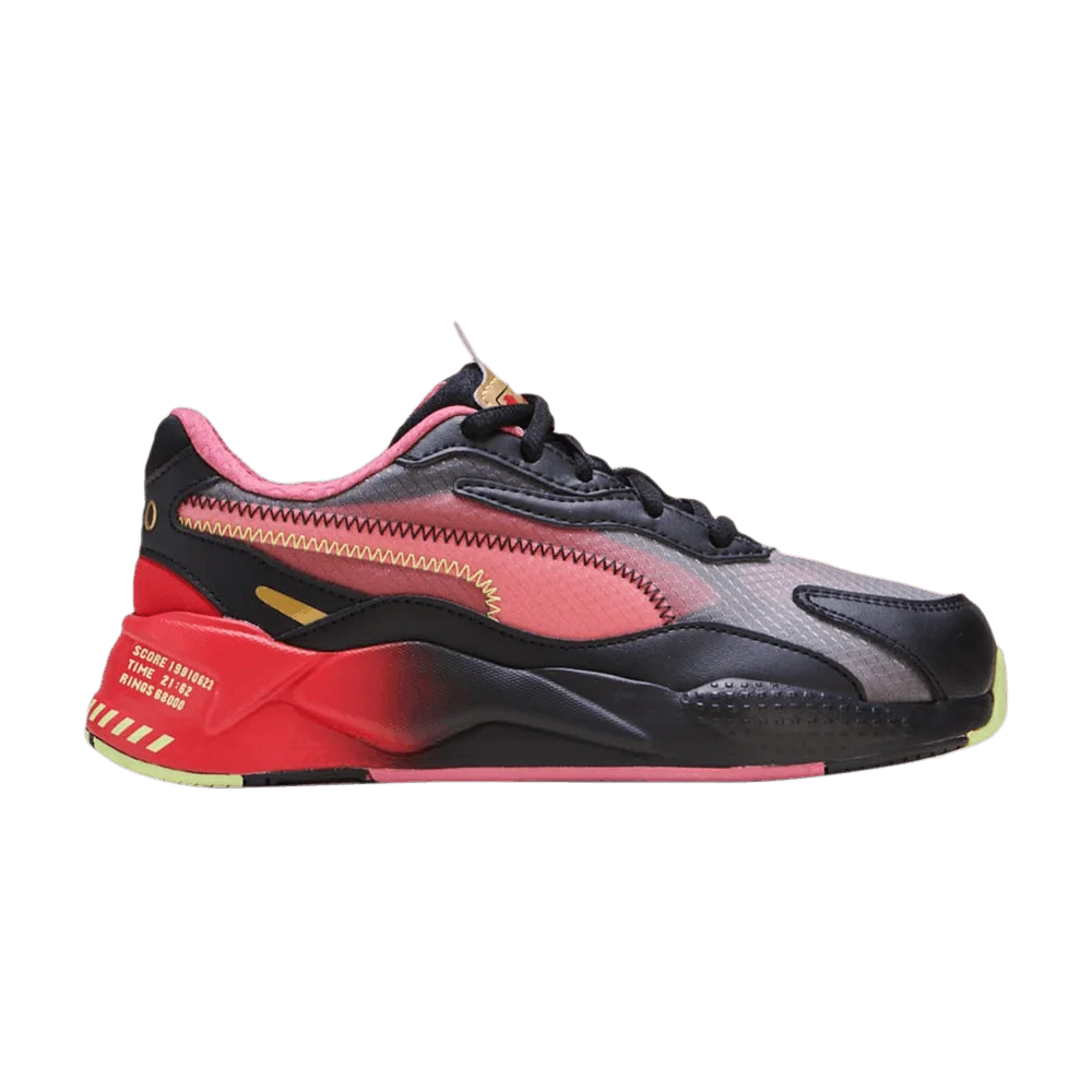 Кроссовки Sonic the Hedgehog x Puma RS-X3 Jr 'Black High Risk Red'