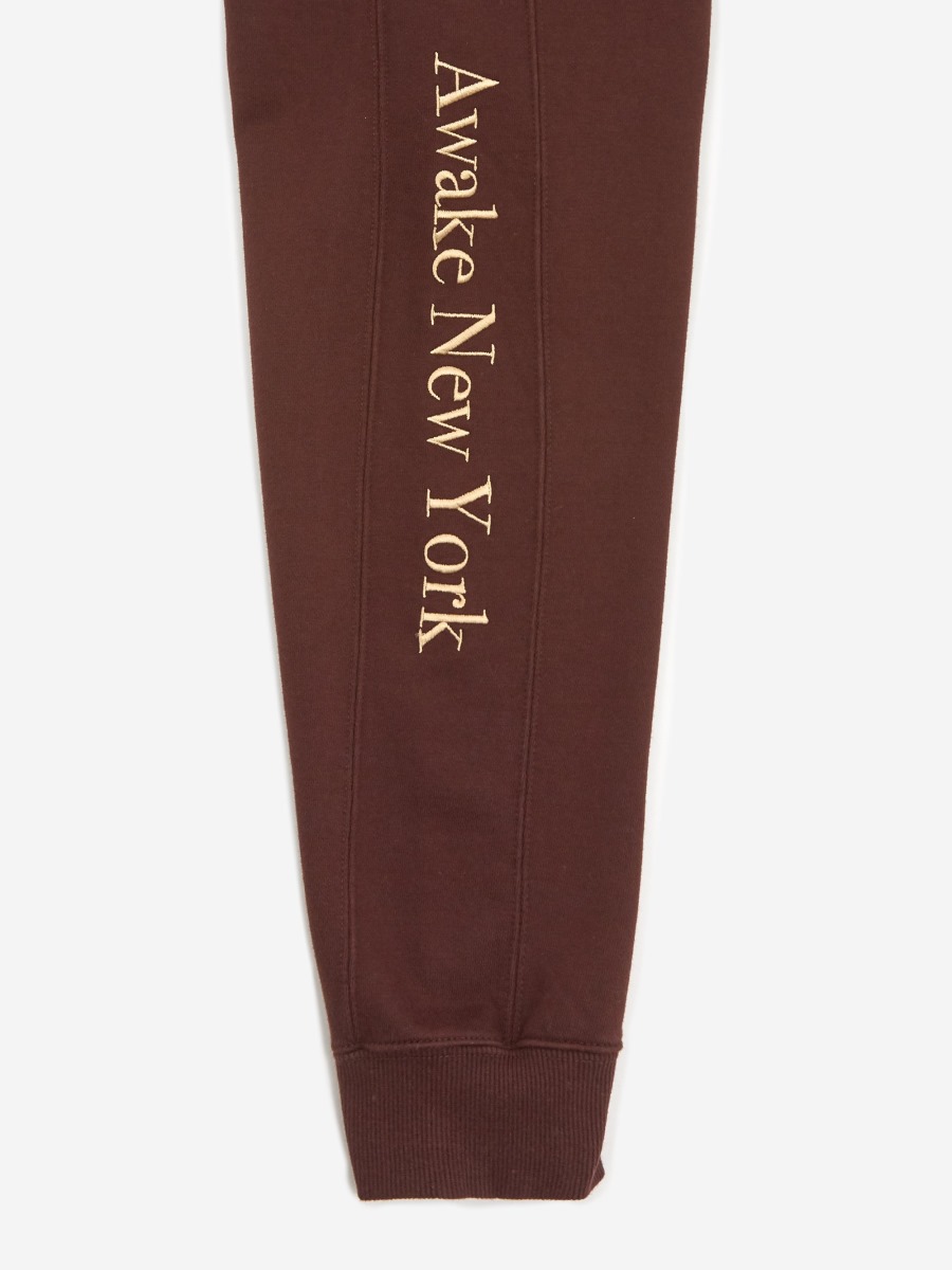 Awake-Classic-Outline-Logo-Paneled-Embroidered-Hoodie-Brown-7