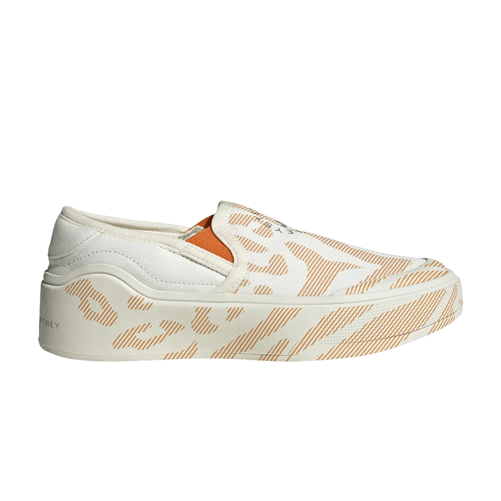 Кроссовки Stella McCartney x adidas Court Slip-On 'Off White Unity Orange' Sample