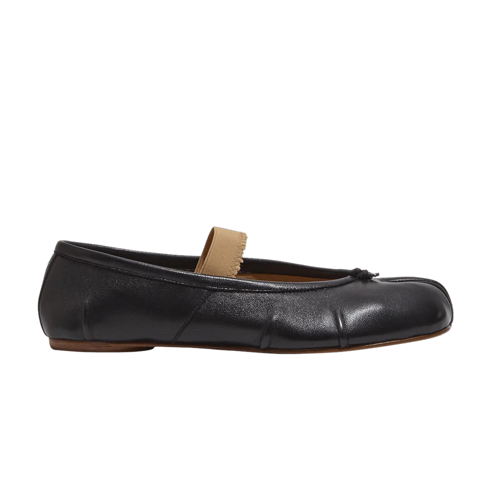 Кроссовки Maison Margiela Wmns Tabi Ballerina Flat Elastic Band 'Black Nude'
