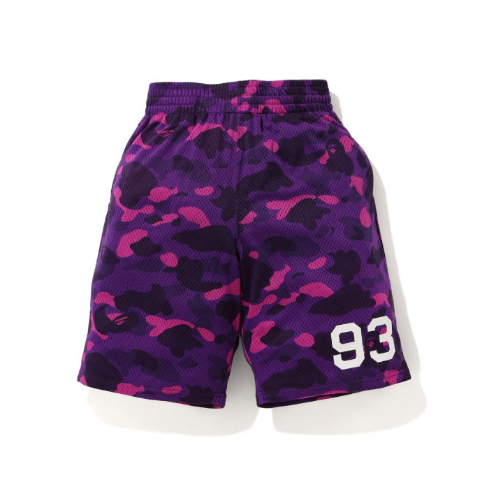 Спортивные шорты BAPE Color Camo Mesh Basketball Shorts Purple