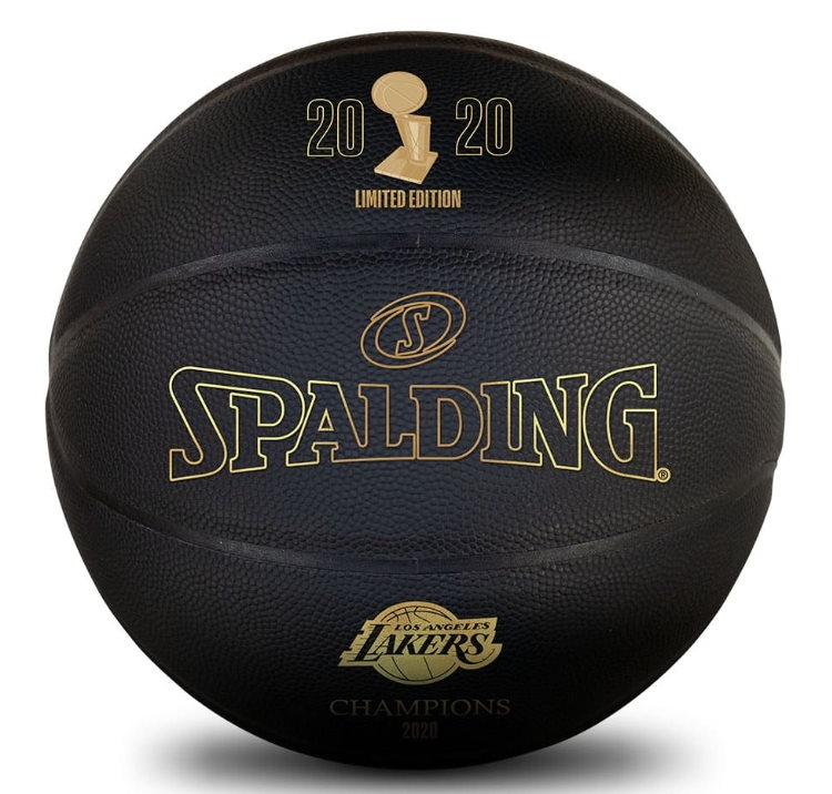 Баскетбольный подарочный мяч 2020 NBA Los Angeles Lakers Champions Ball Limited Edition Black