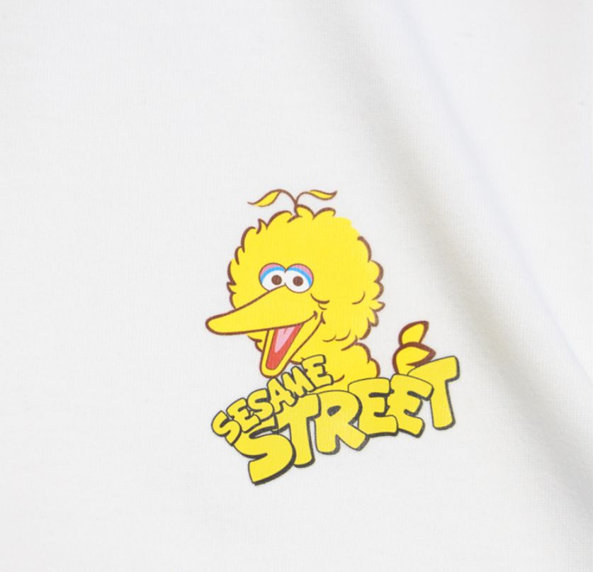 2019-KAWS-x-Sesame-Street-Big-Bird-Tee-White-1