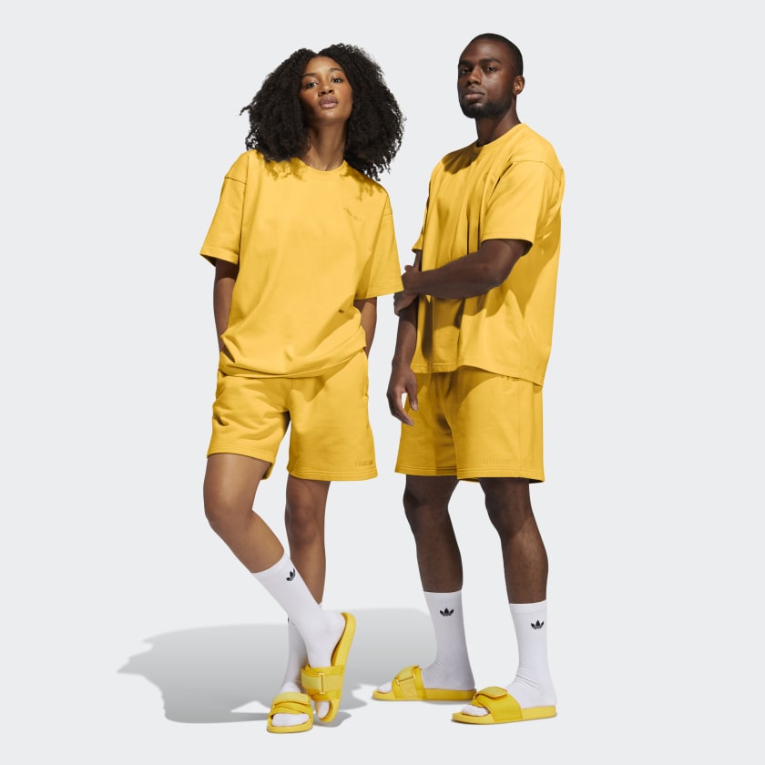 Спортивные шорты adidas Pharrell Williams Basics Sweat Shorts Bold Gold