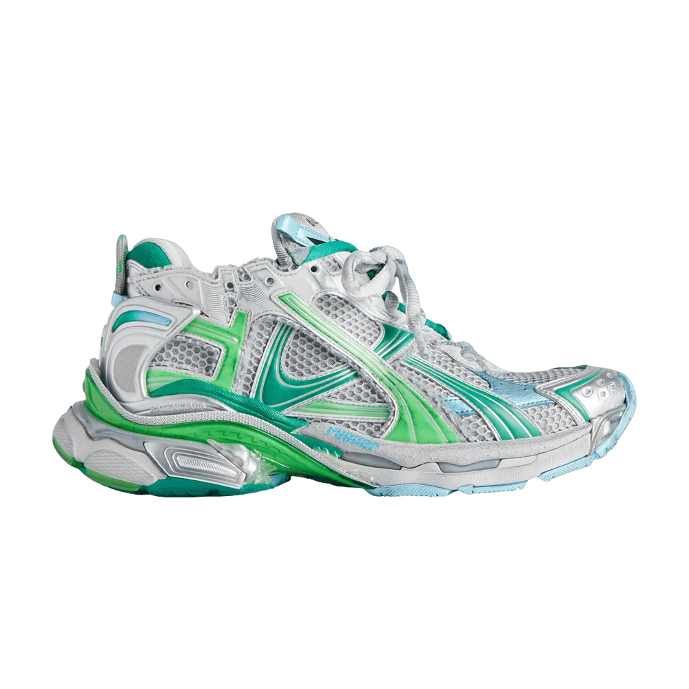 Кроссовки Balenciaga Runner Sneaker 'Grey Green Blue'
