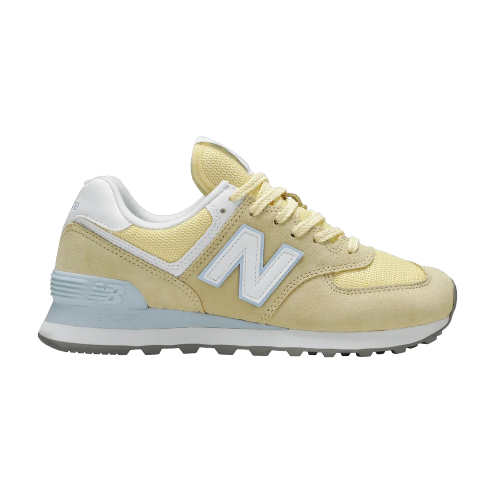Krossovki-New-Balance-Wmns-574-B-Yellow-Blue