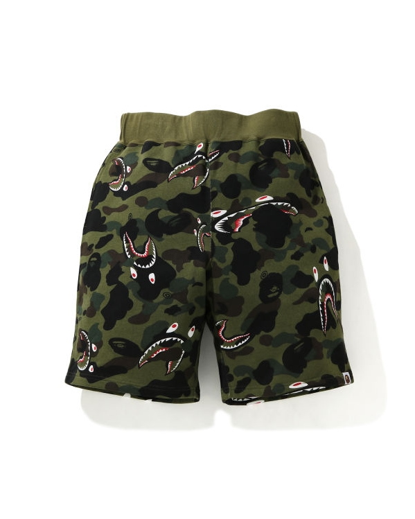 Спортивные шорты BAPE Shark 1st Camo Wide Sweat Shorts Green