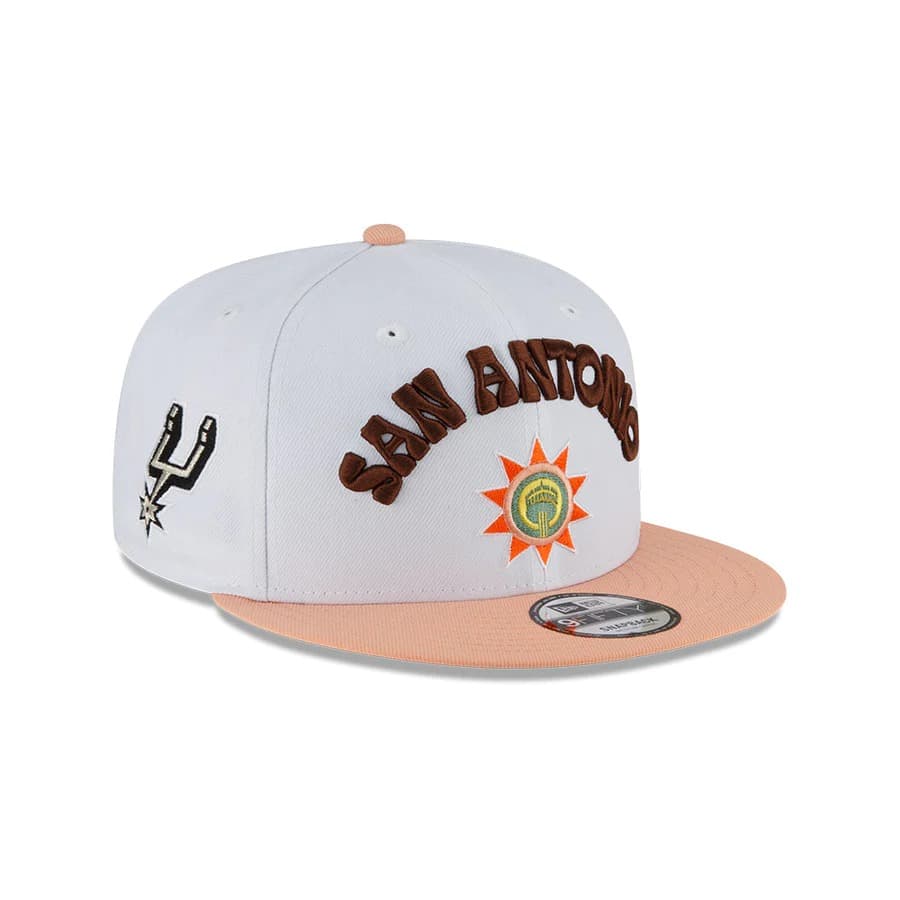 Бейсболка New Era San Antonio Spurs 9FIFTY 2024 City Edition NBA Snapback Hat