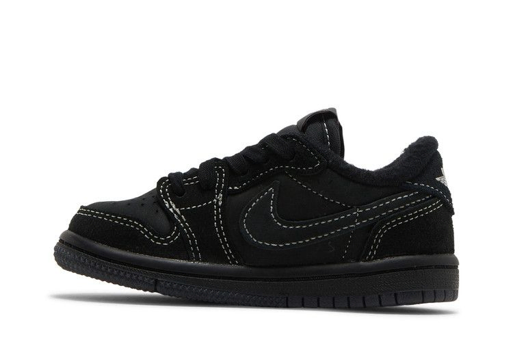 Кроссовки Travis Scott x Air Jordan 1 Retro Low OG SP TD 'Black Phantom'