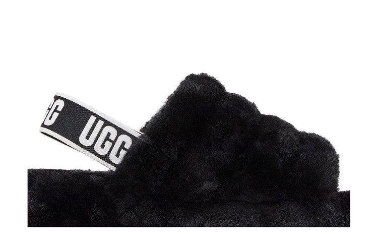 UGG Wmns Fluff Yeah Slide 'Black'
