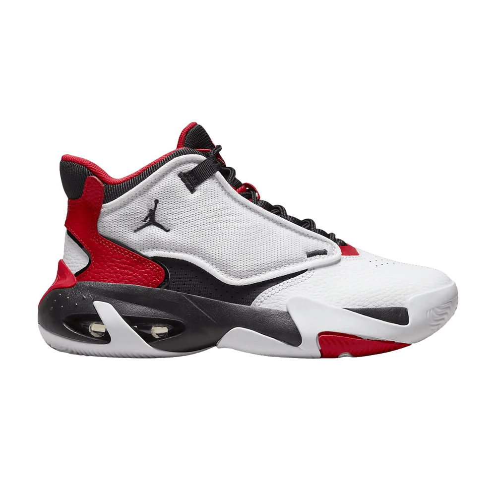Krossovki-Air-Jordan-Max-Aura-4-GS-White-Black-University-Red