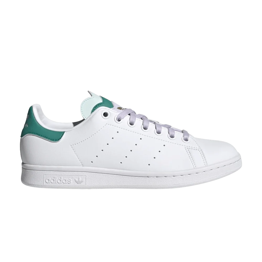 Krossovki-Adidas-Wmns-Stan-Smith-White-Halo-Mint