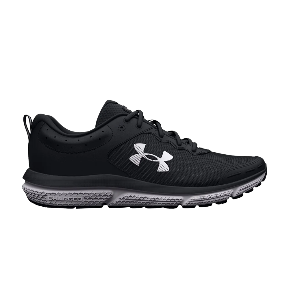 Кроссовки Under Armour Wmns Charged Assert 10 Wide 'Black White'