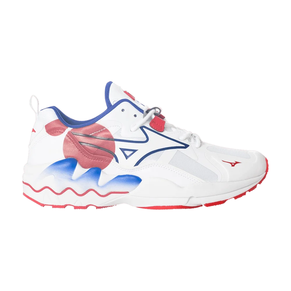 Кроссовки Mizuno Wave Rider 1 'White Red Blue'