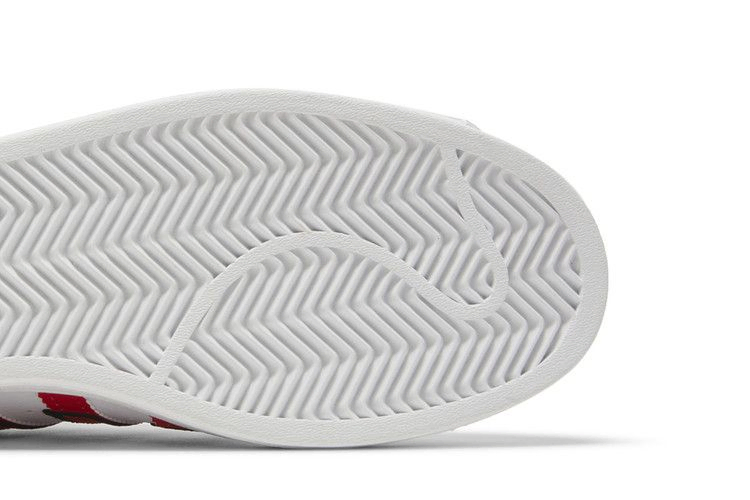 Кроссовки adidas Superstar 'White Vivid Red'