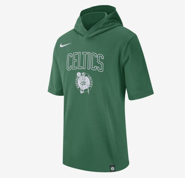 Худи 2020 Nike Men's NBA Celtics Hooded T-Shirt