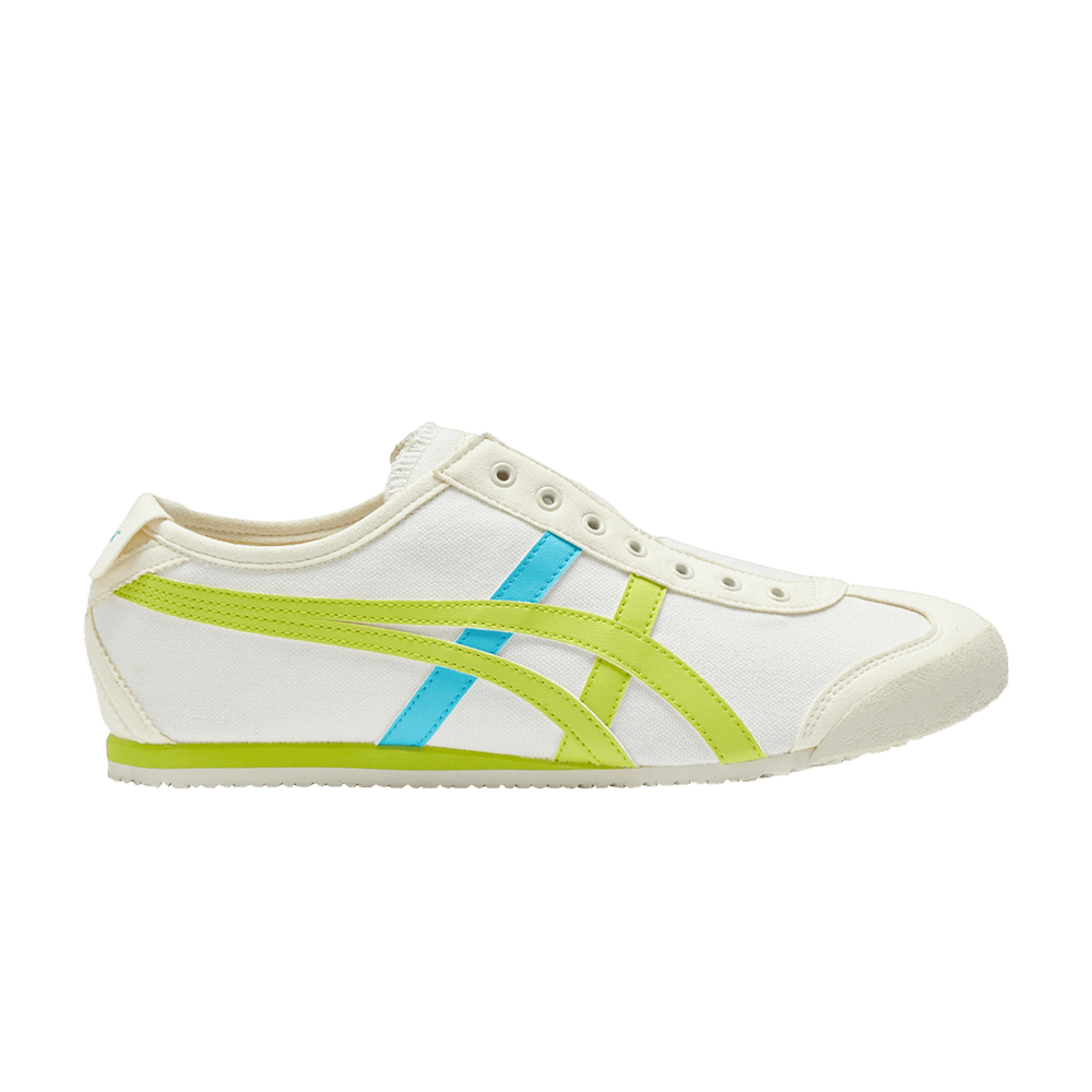 Кроссовки Onitsuka Tiger Mexico 66 Slip-On 'Cream Neon Lime'