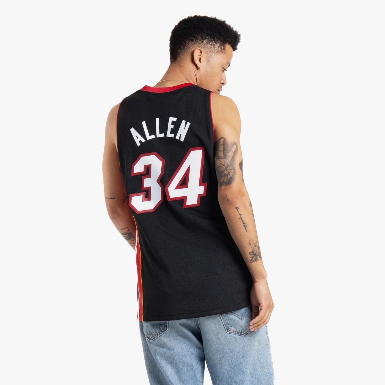 2012-13-Miami-Heat-Ray-Allen-34-Swingman-Hardwood-Classic-Black-Jersey-2