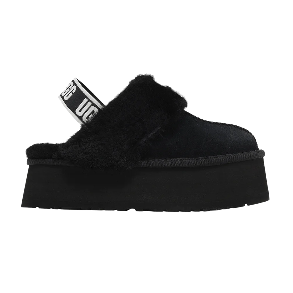 UGG Wmns Funkette Slipper 'Black'