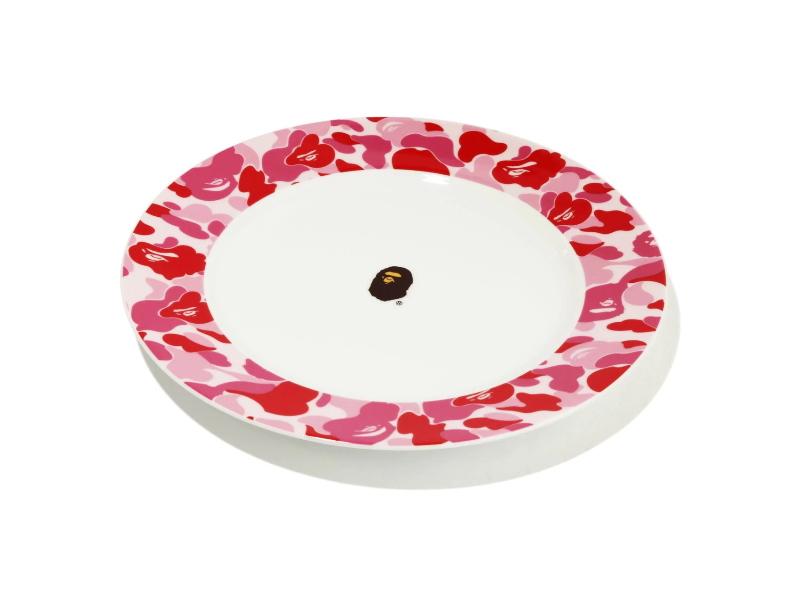 Тарелка BAPE ABC Camo Dishes Pink