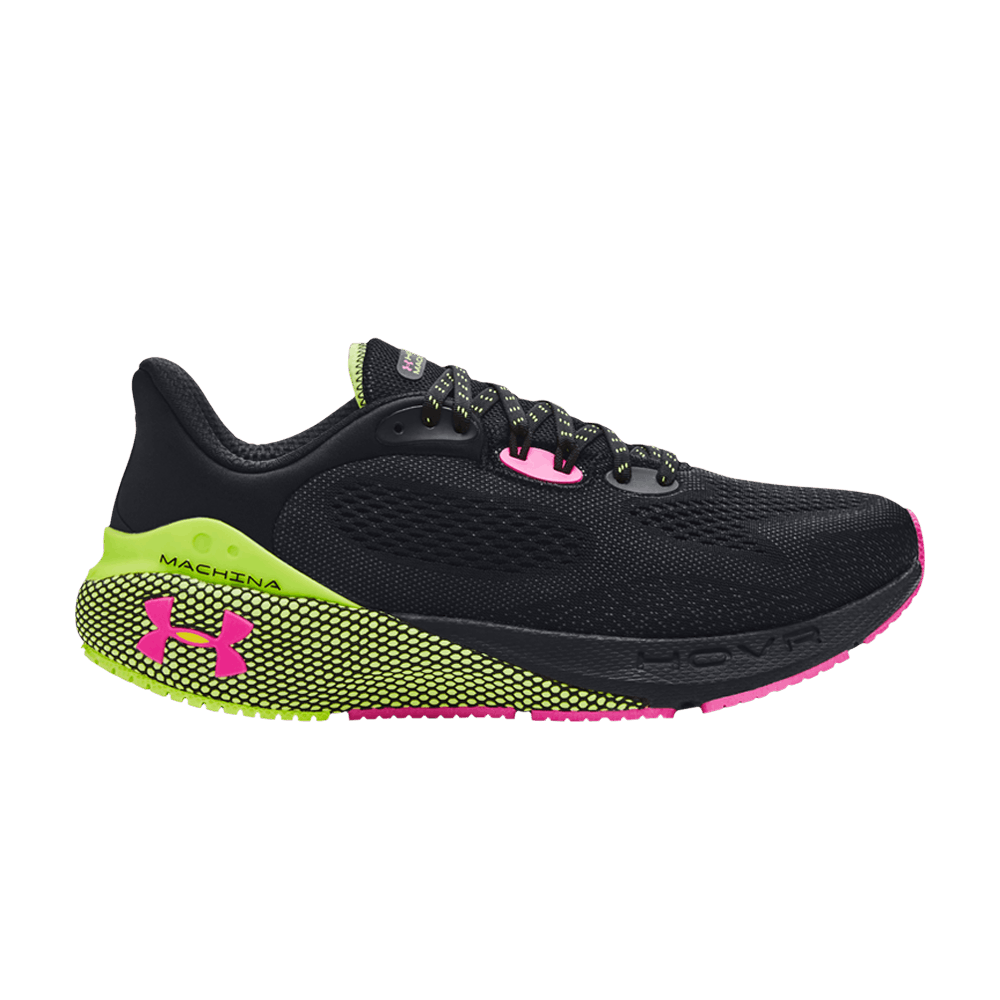 Кроссовки Under Armour HOVR Machina 3 'Black Lime Pink'