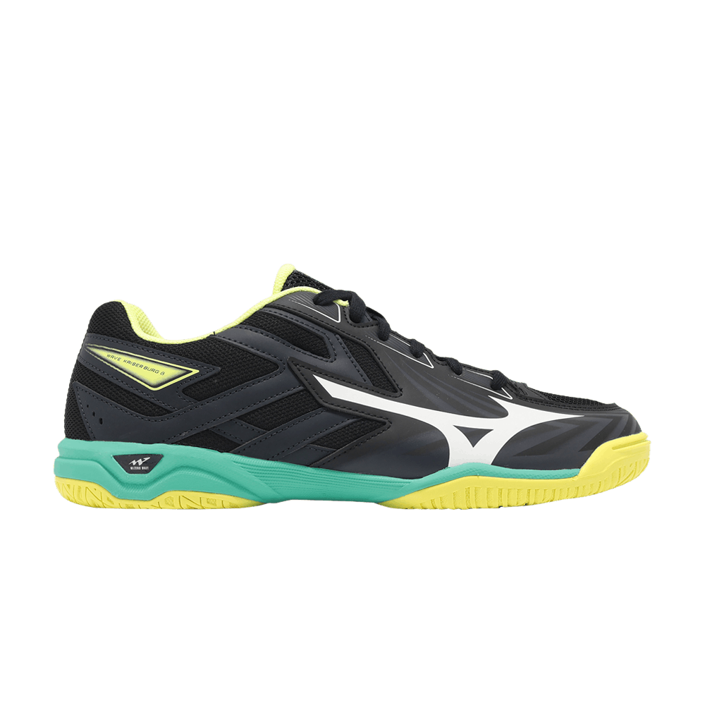 Кроссовки Mizuno Wave Kaiserburg 8 Wide 'Black White Lime'