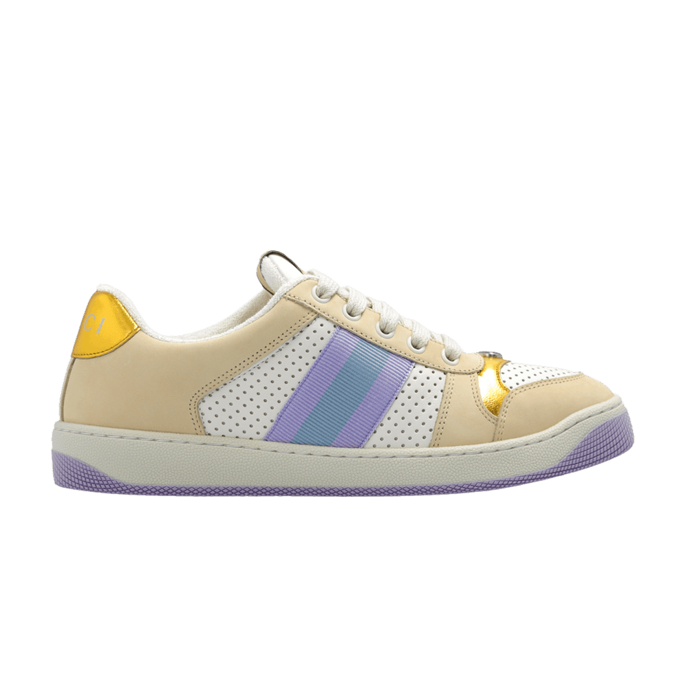 Кроссовки Gucci Wmns Screener 'Beige Purple'