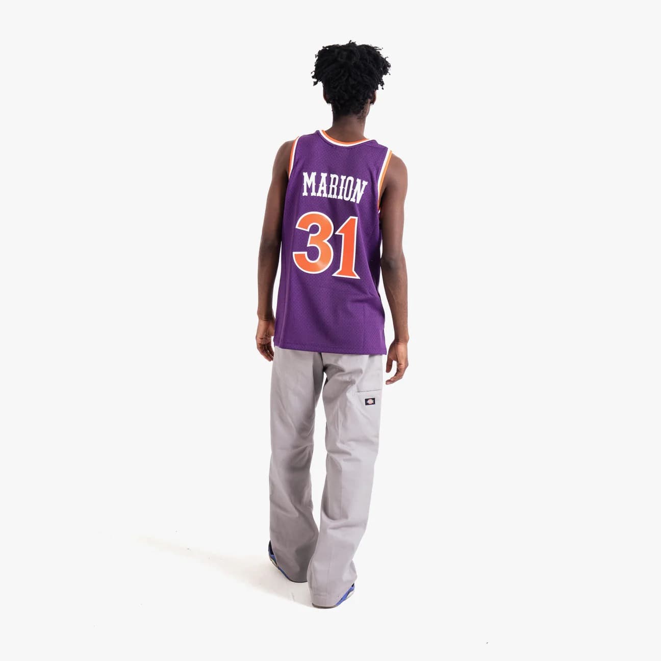 Баскетбольная джерси 2005-06 Phoenix Suns Shawn Marion #31 Swingman Hardwood Classics Purple Jersey