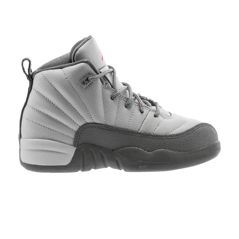 Krossovki-Air-Jordan-12-Retro-PS-Wolf-Grey-Vivid-Pink