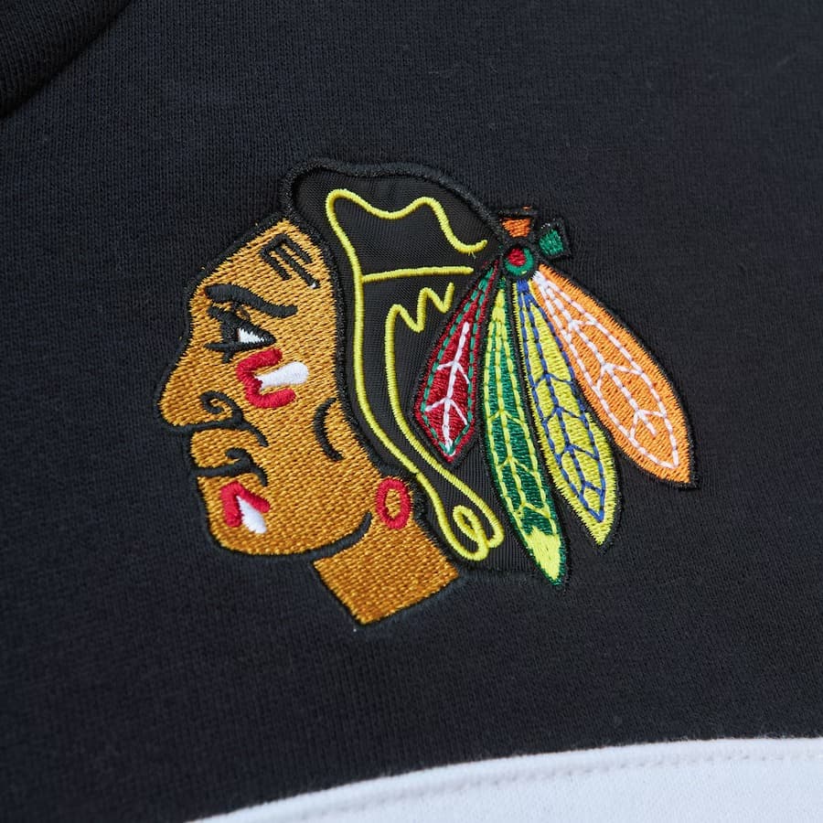Худи Mitchell & Ness Red Chicago Blackhawks Head Coach Pullover Hoodie
