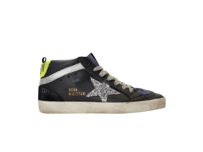 Кроссовки Golden Goose Wmns Mid Star Black Silver