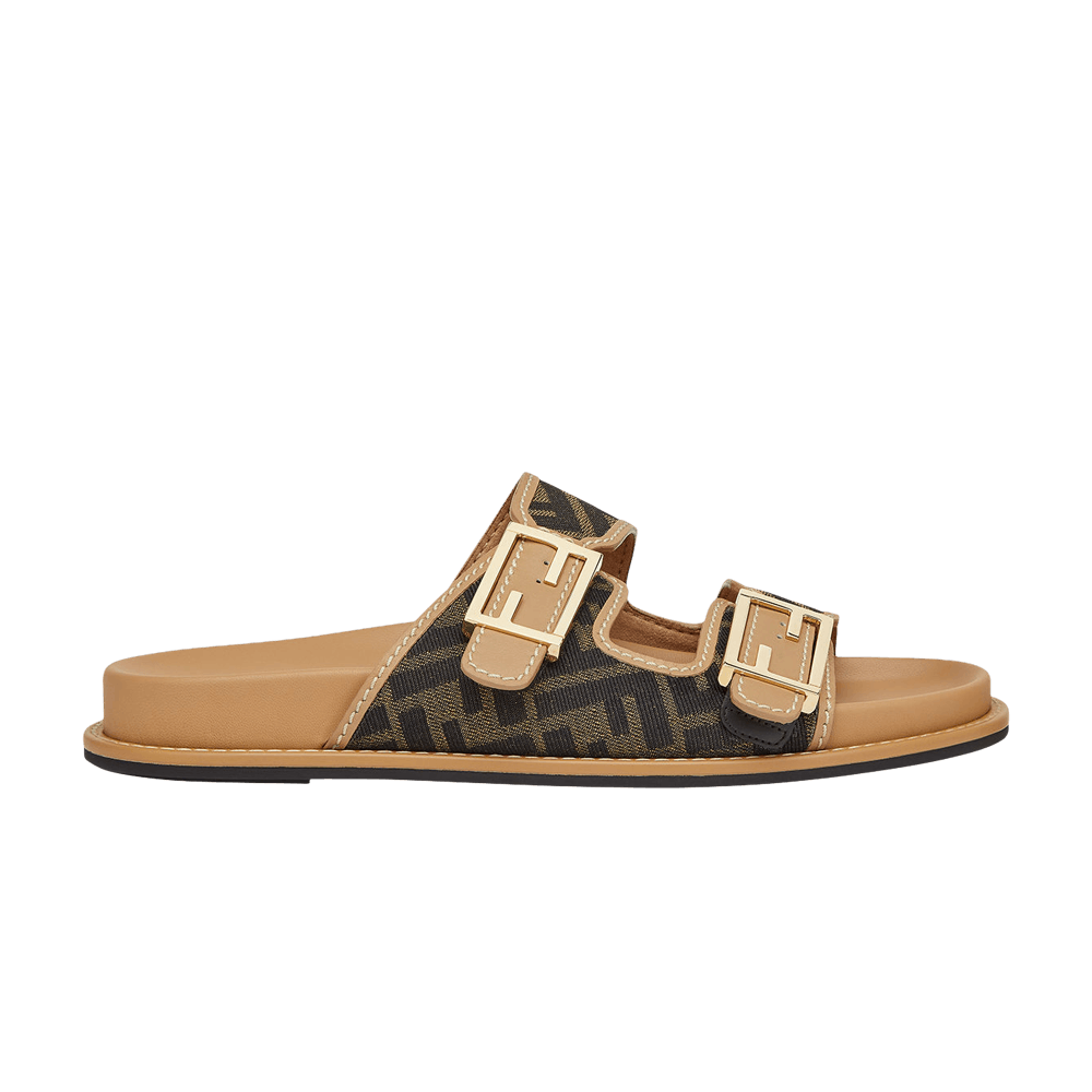 Fendi Wmns Feel Slide 'FF Baguette - Brown'