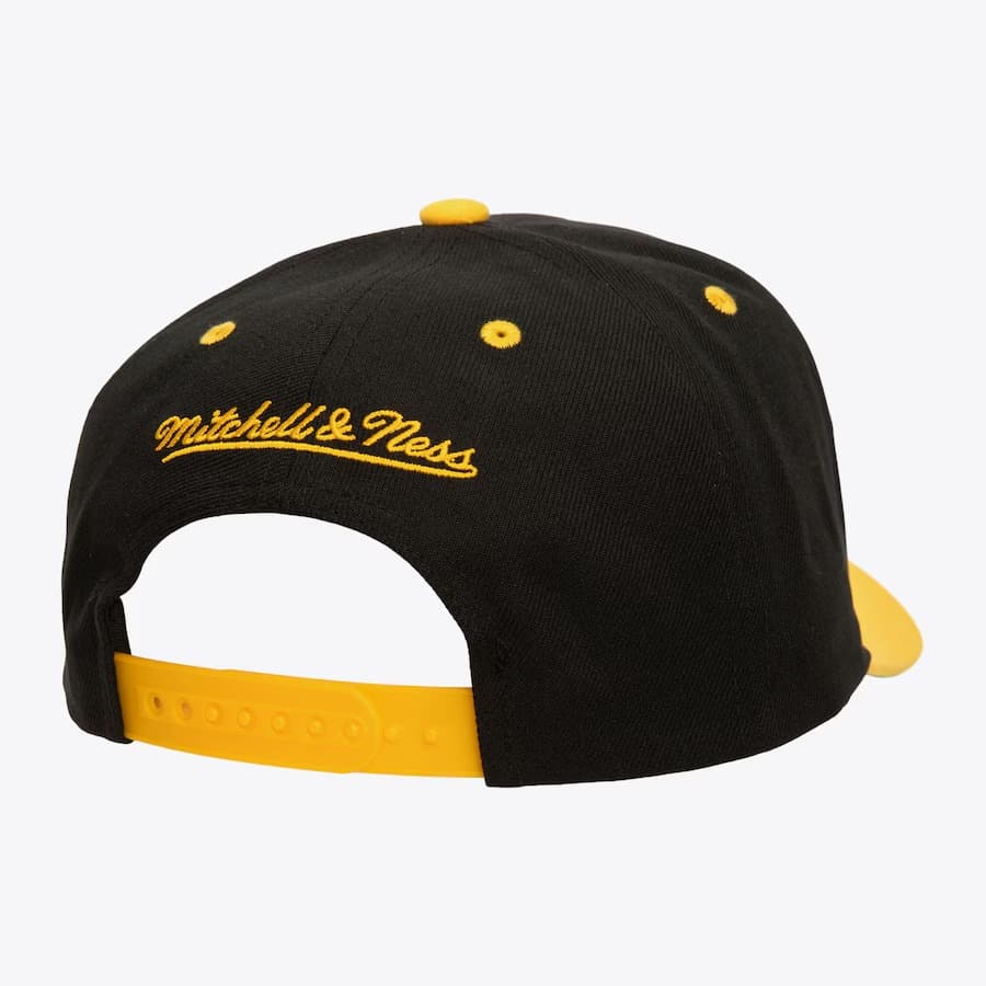 Бейсболка Mitchell & Ness Black Pittsburgh Steelers All In 2.0 Pro Crown Snapback Hat