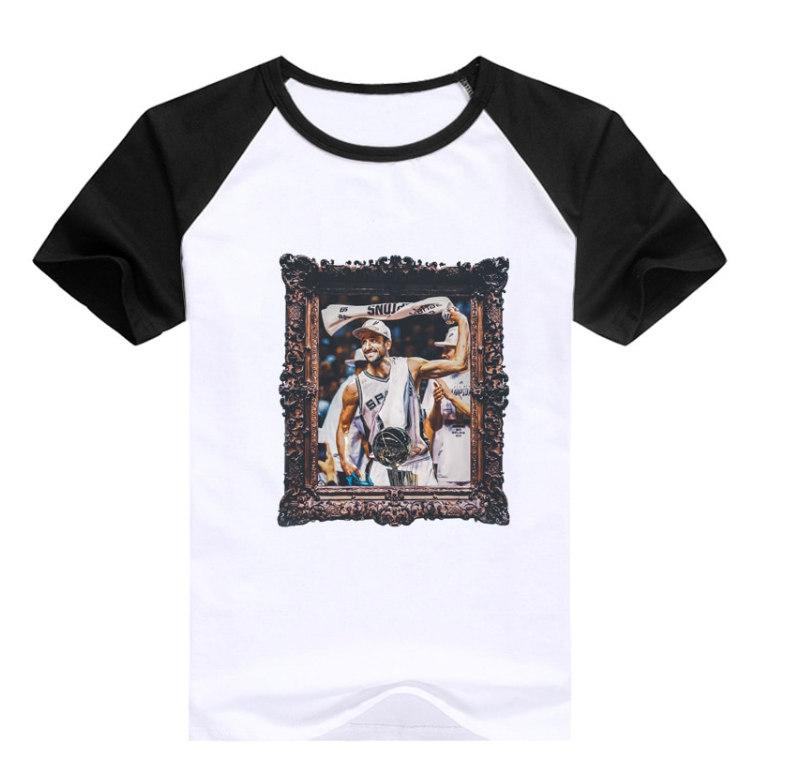 Футболка Manu Ginobili White T2