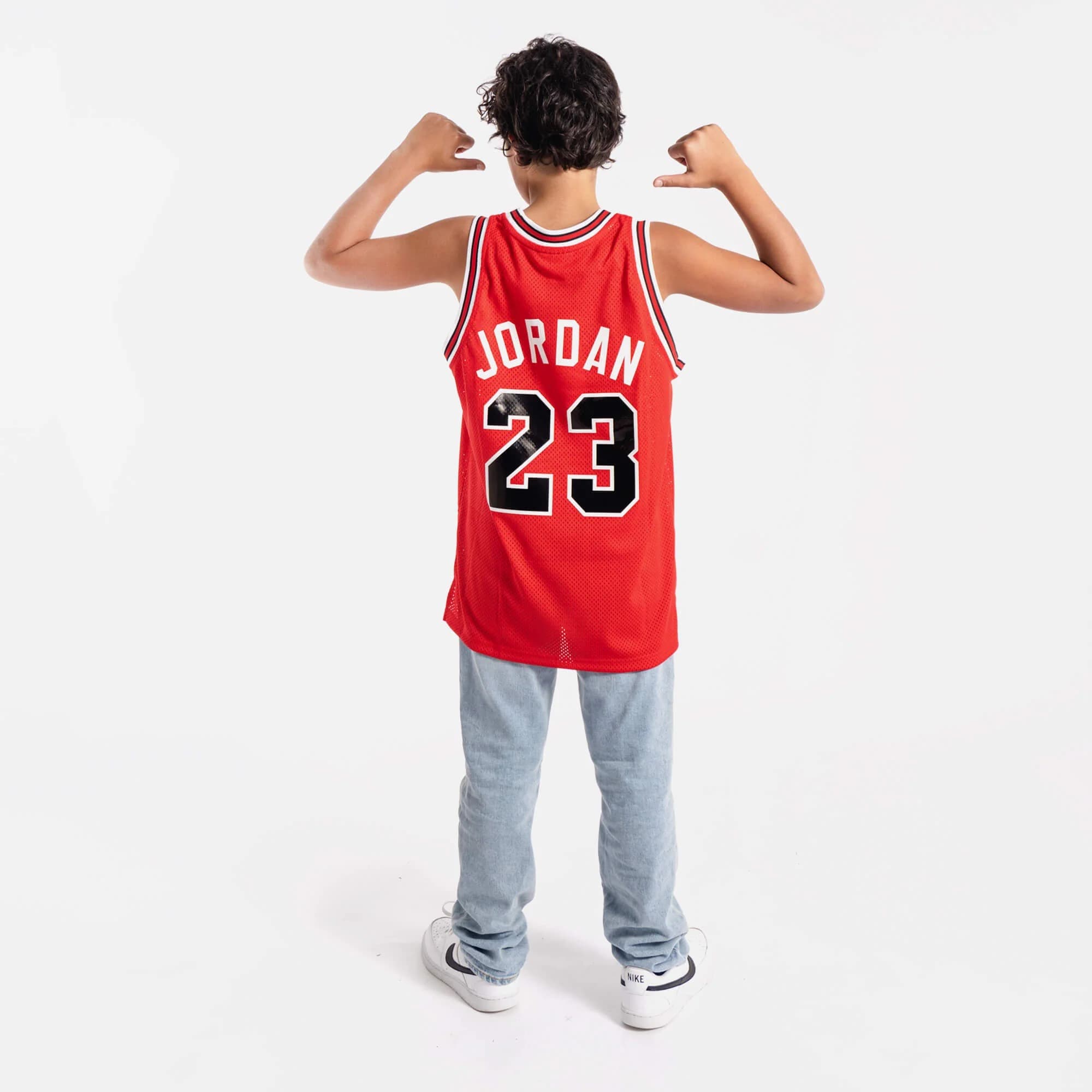 Баскетбольная джерси 1984-85 Chicago Bulls Michael Jordan #23 Youth Authentic Rookie Red Jersey