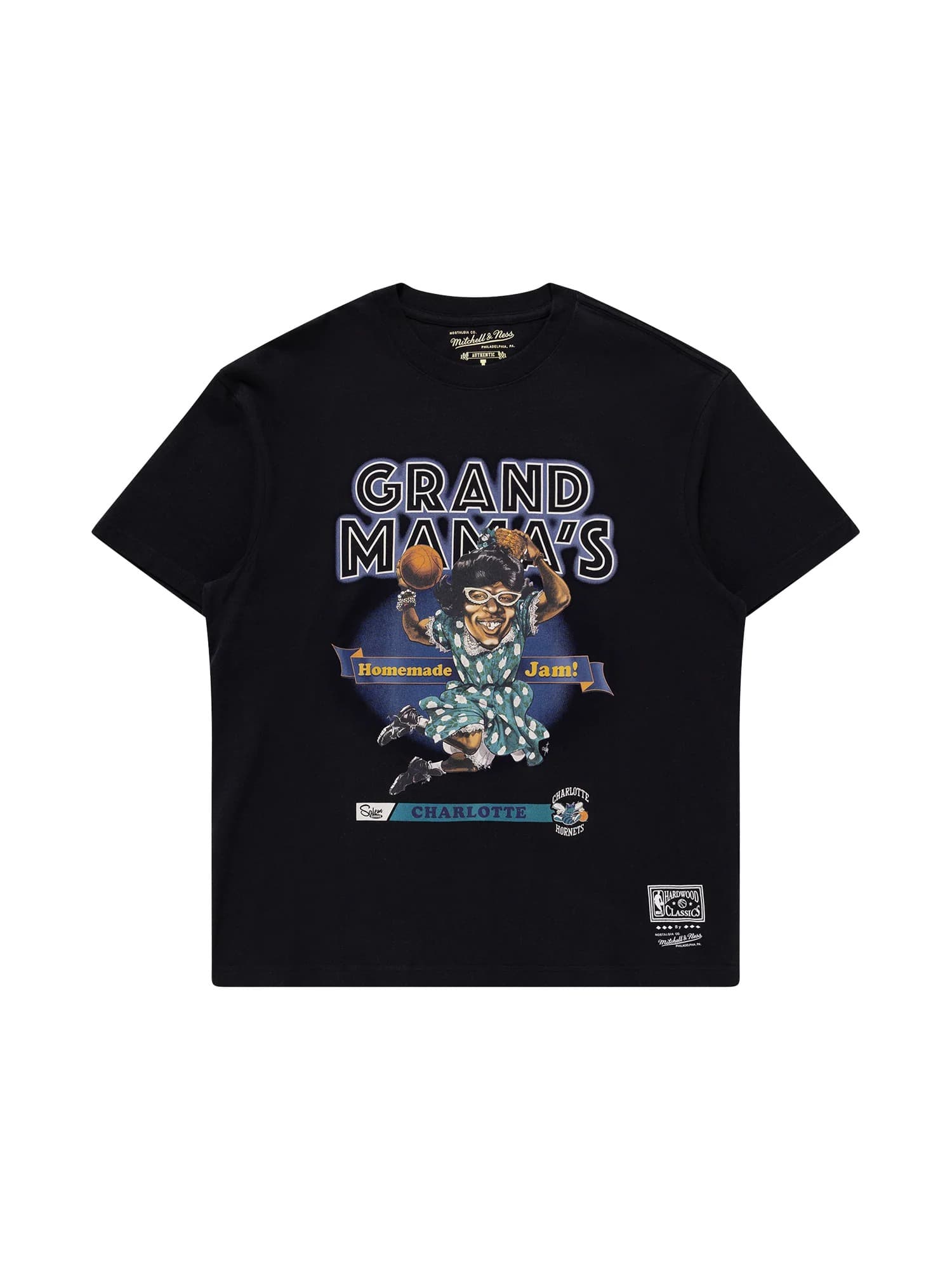 Mitchell-Ness-Larry-Johnson-Charlotte-Hornets-Grandmama-Vintage-NBA-T-Shirt-2