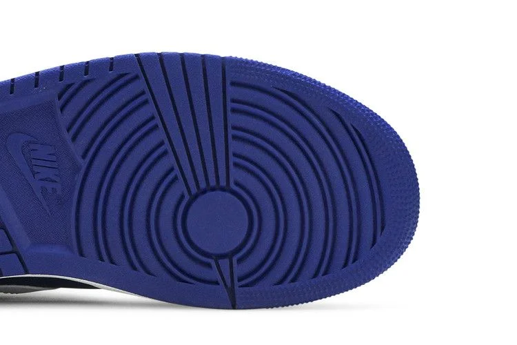 Кроссовки Air Jordan 1 Mid 'White Deep Royal Blue'
