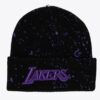Mitchell-Ness-Black-Los-Angeles-Lakers-Nep-Cuffed-Knit-Hat-100x100
