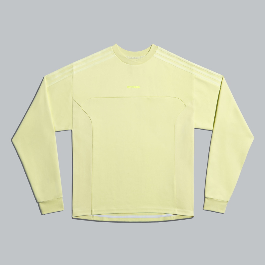 Свитшот adidas Ivy Park Long Sleeve Crewneck Sweatshirt (Gender Neutral) Yellow Tint