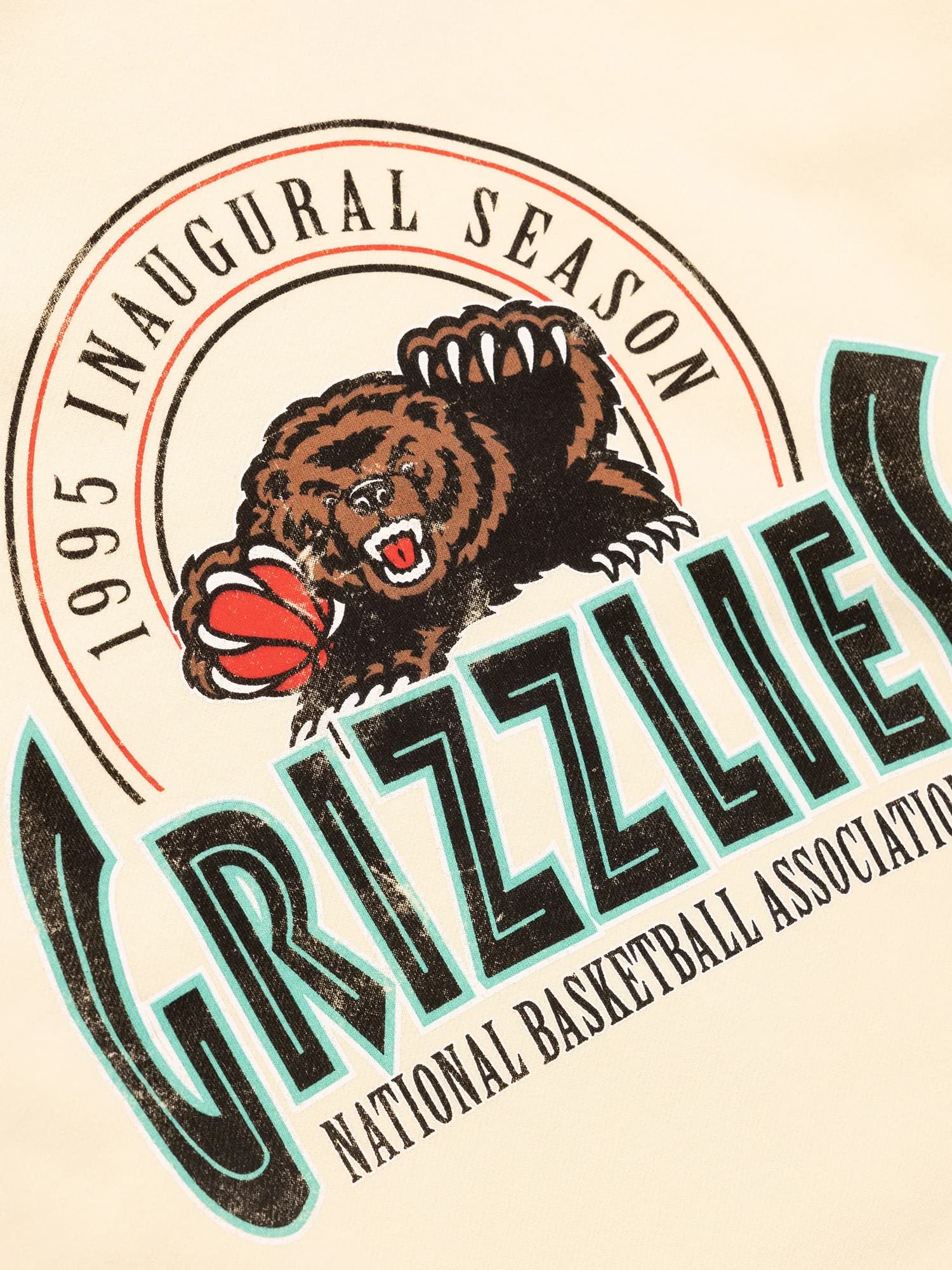 Футболка Mitchell & Ness Vancouver Grizzlies Inagural Vintage NBA Crewneck