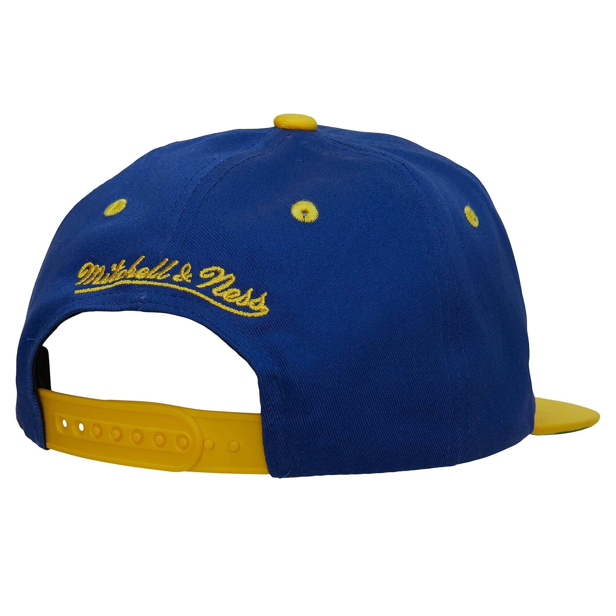 Бейсболка Mitchell & Ness Varsity Letter Snapback HWC Golden State Warriors Hat