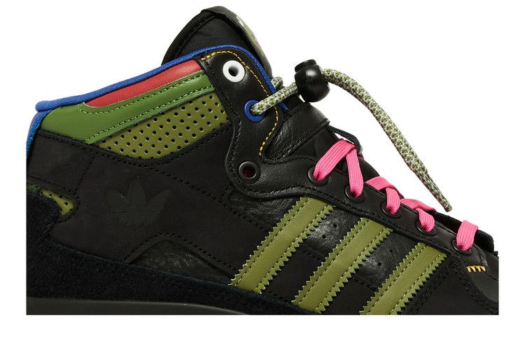Кроссовки Hebru Brantley x adidas Forum Mid RT 'Frogboy'