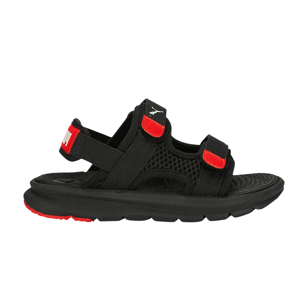 Krossovki-Puma-Evolve-Sandal-Little-Kid-Black-Red